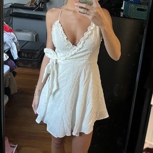 white dress
